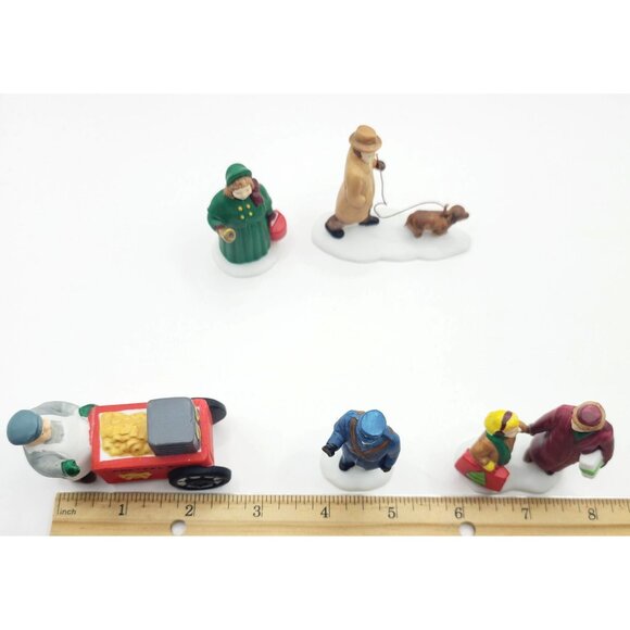 Heritage Village Collection City People Set Of 5 Handpainted Porcelain Figurines - Picture 9 of 9